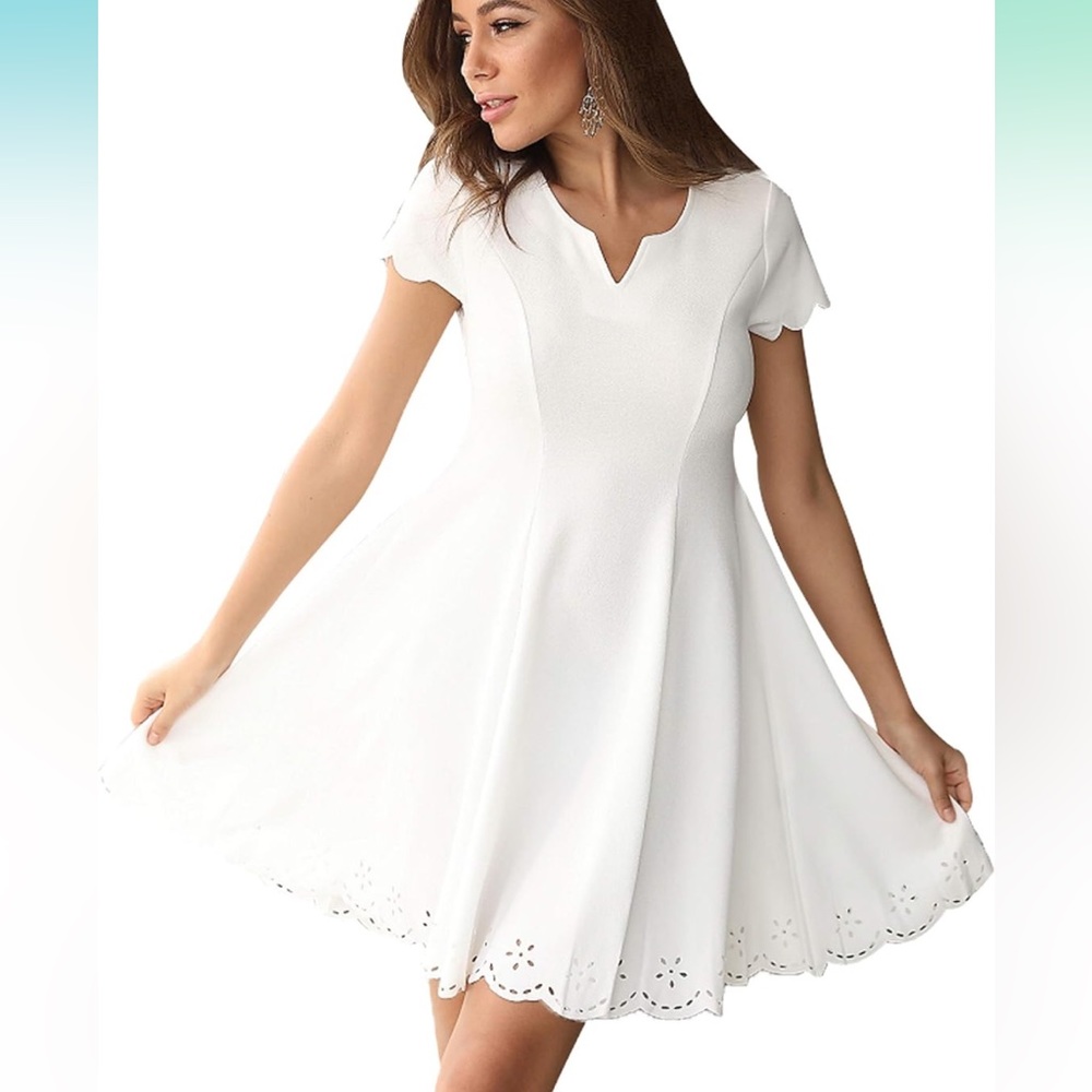 COPY - New Aphratti WomenDresses Semi Formal Cocktail Party
Scallop A Line Skat…